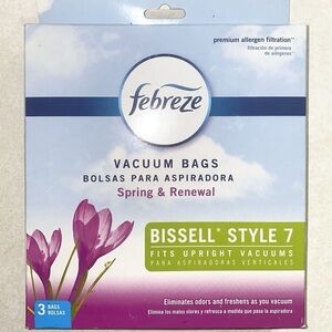 Febreze Premium Allergen Filtration Vacuum Bags – BISSELL Style 7 (3-Pack) NWT